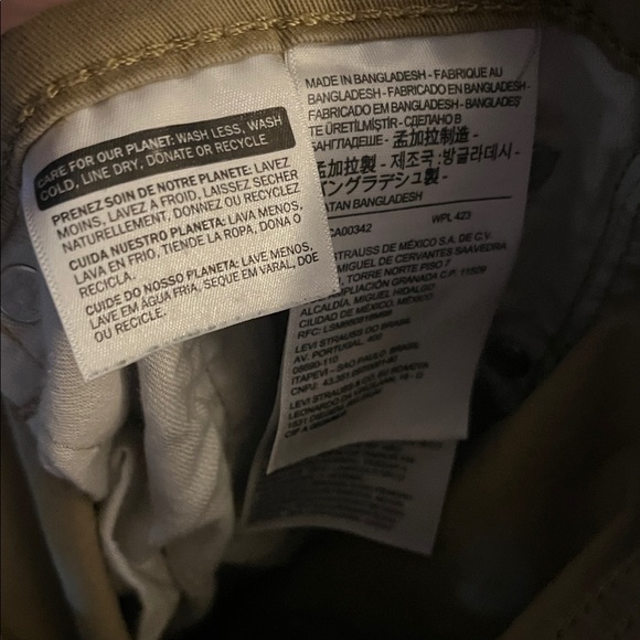 Levi’s Mens Khaki/Tan Pants 32”x32” Levi Strauss & Co. BNNTs 505 style - Picture 7 of 9